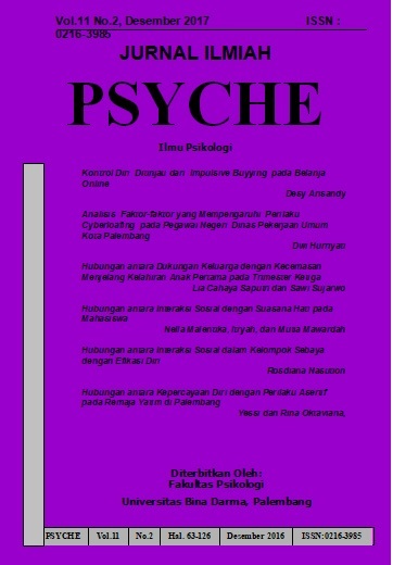 Jurnal Ilmiah Psyche